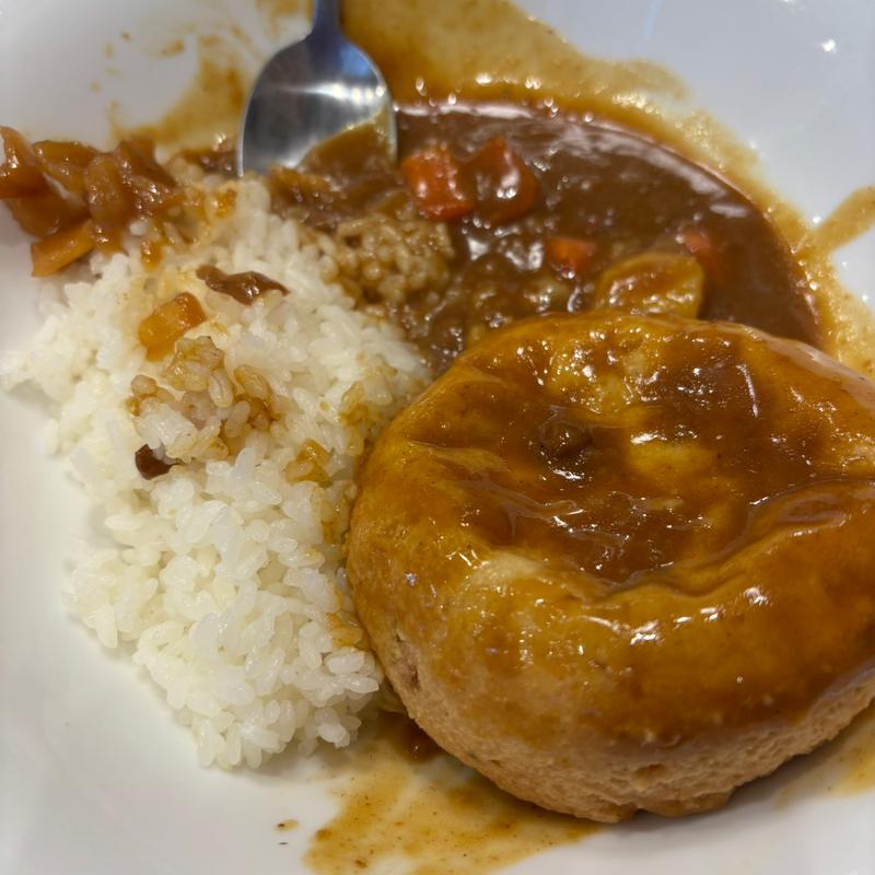 ミニカレーと豆腐ハンバーグ(すき家 新宿南店 )