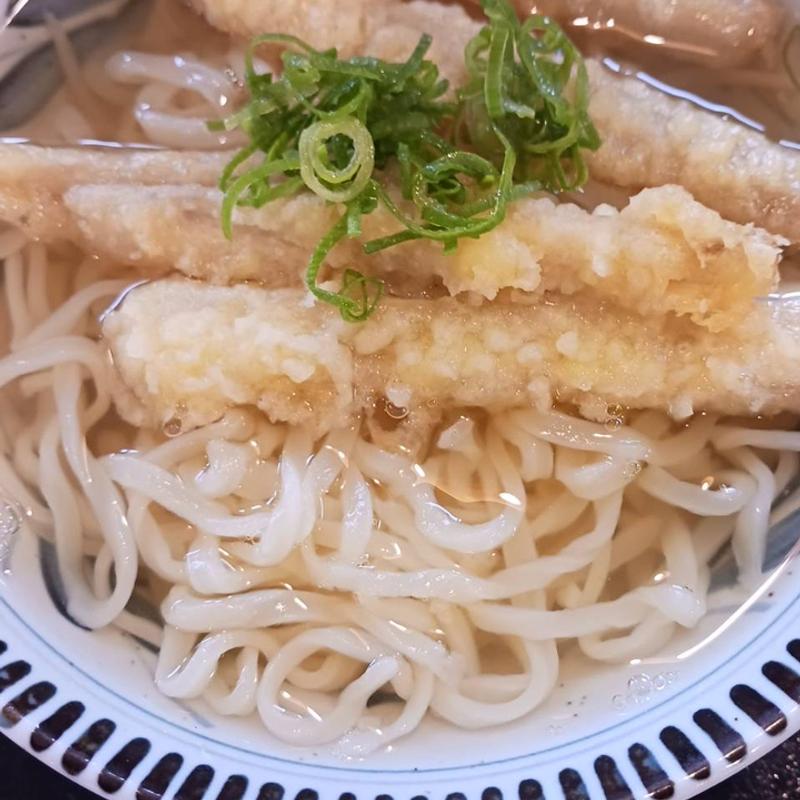 ゴボ天うどん(小郡のそば処 山うち)