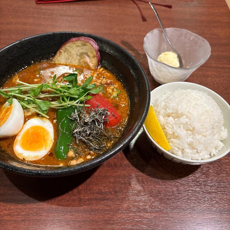 納豆キーマカレー(奥芝商店 函館本店)