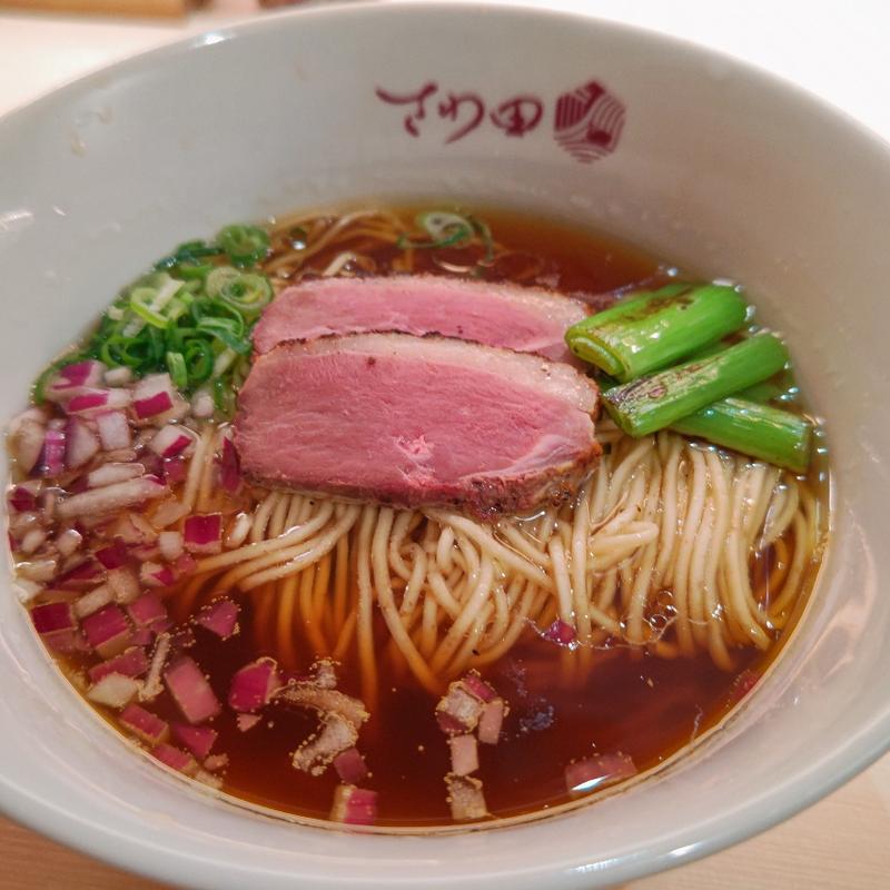 炭火焼鴨ロース麺(鴨そば さわ田)