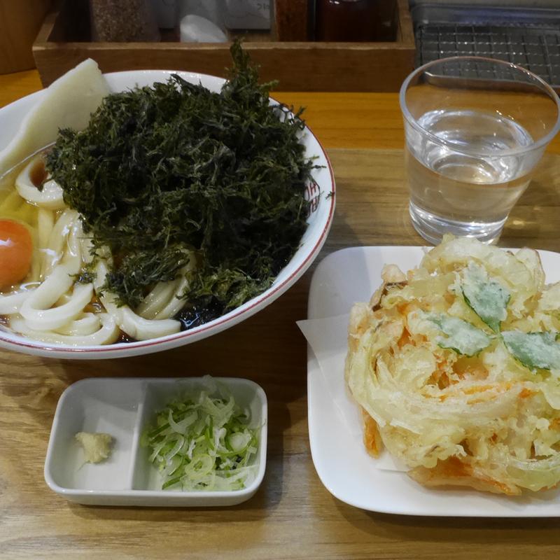 のりたまうどん(上を向いて)