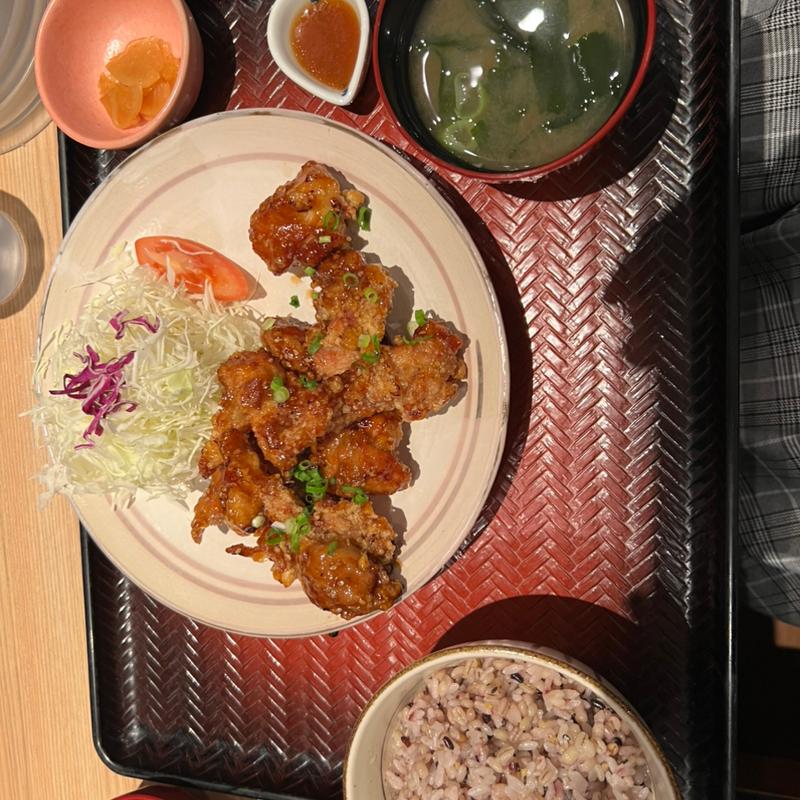甘からだれの鶏唐揚げ(大戸屋ごはん処 旭川永山店)
