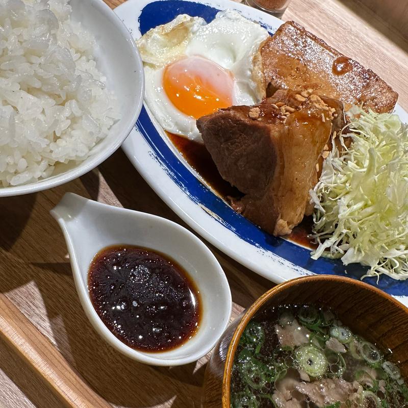 肉塊トンテキ定食(肉めし岡もと 溝の口店)