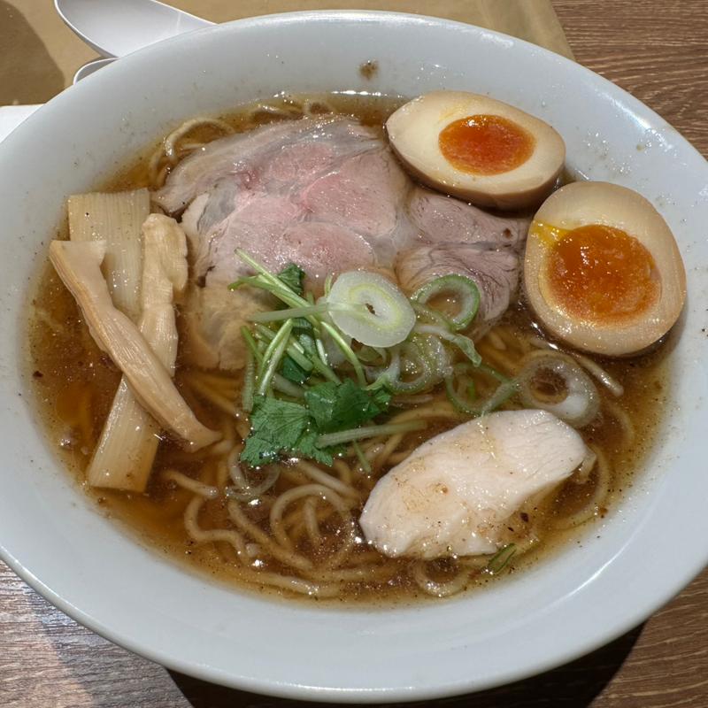 石臼挽き中華そば味玉付(POPUPラーメン)
