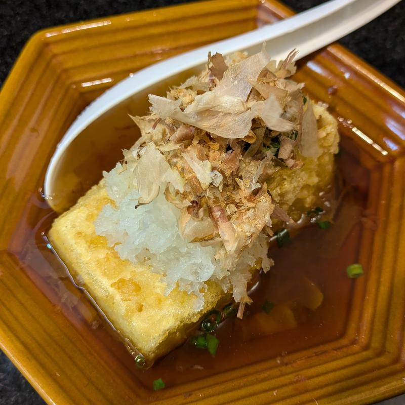 揚げ出し豆腐(大衆やきとり酒場 極楽鳥)