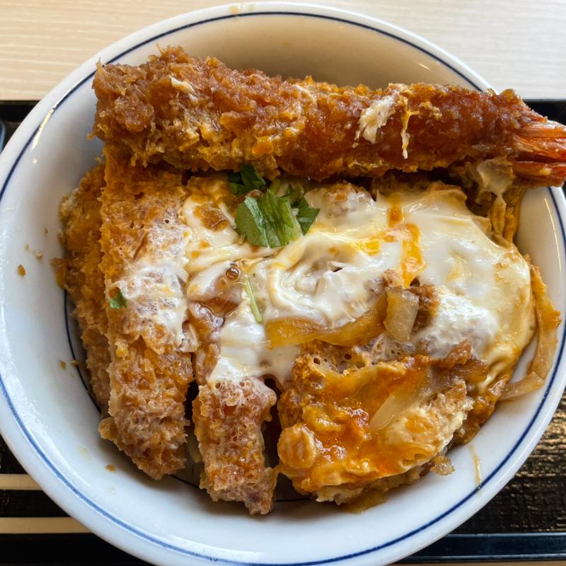 海老ロースカツ丼(かつや 岩手水沢店)