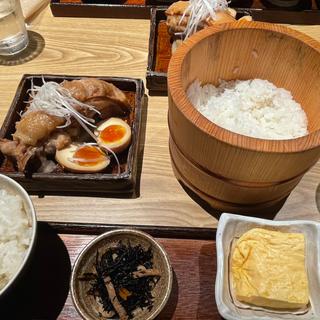 豚の角煮定食