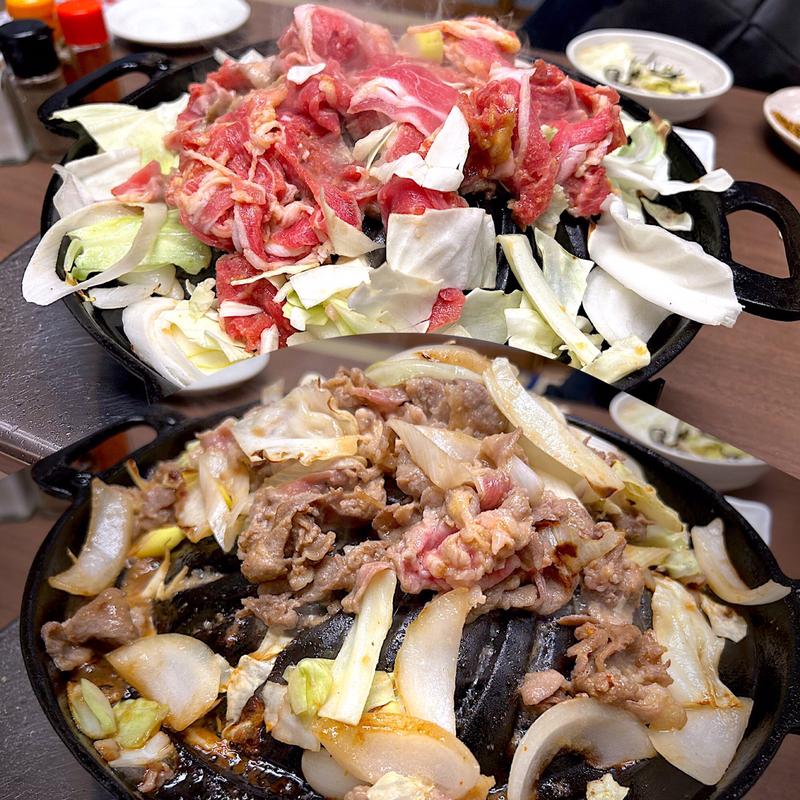 名物 義経焼(なみかた羊肉店めえちゃん食堂)