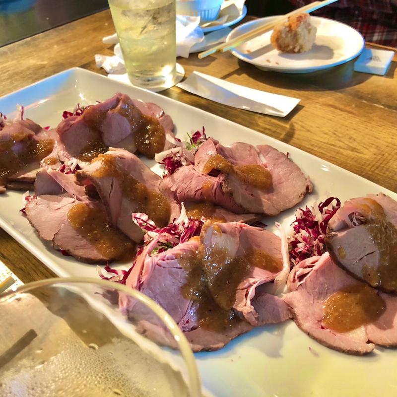 昼飲みプラン ローストビーフ(サントリーウイスキーハウス)