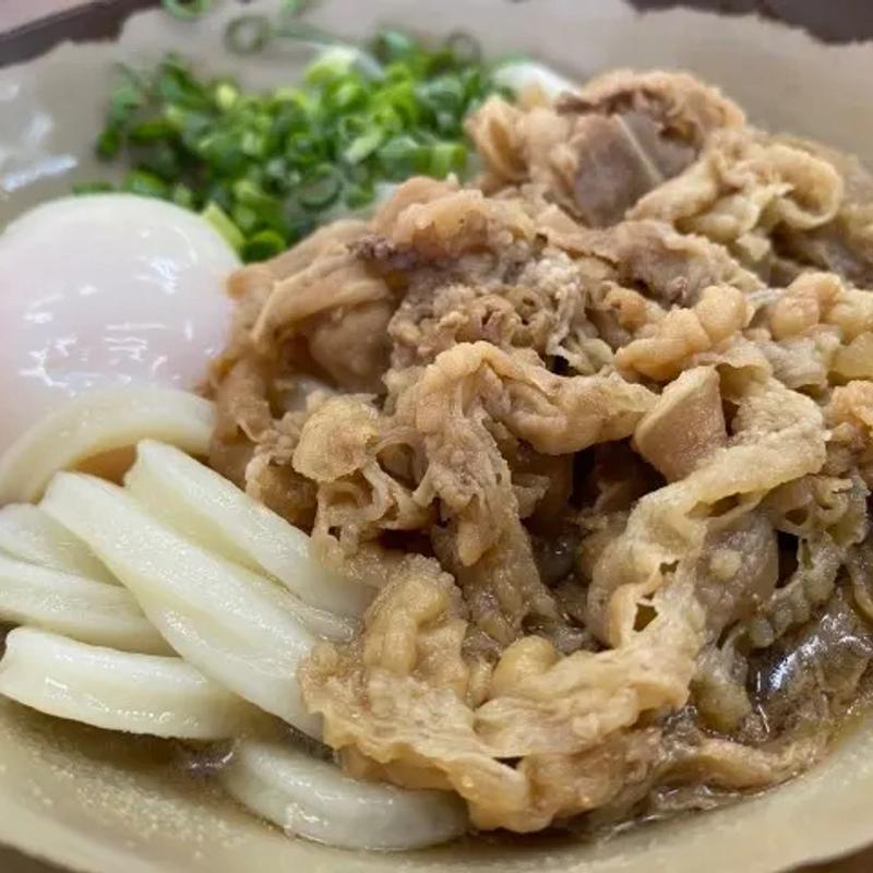 温玉肉ぶっかけ(植田うどん)