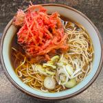 紅しょうが天そば(文殊亀戸店)