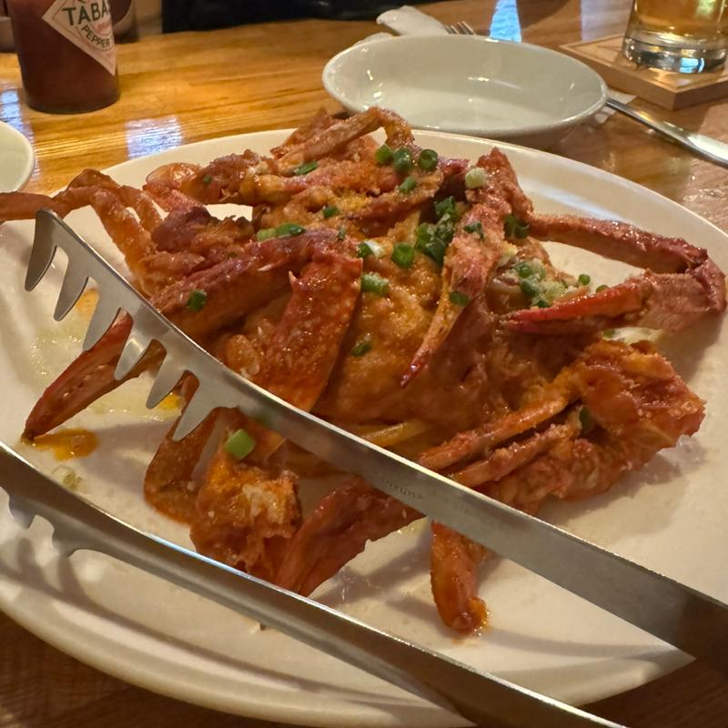 ワタリガニトマトクリームパスタ(Beer House Coopers)