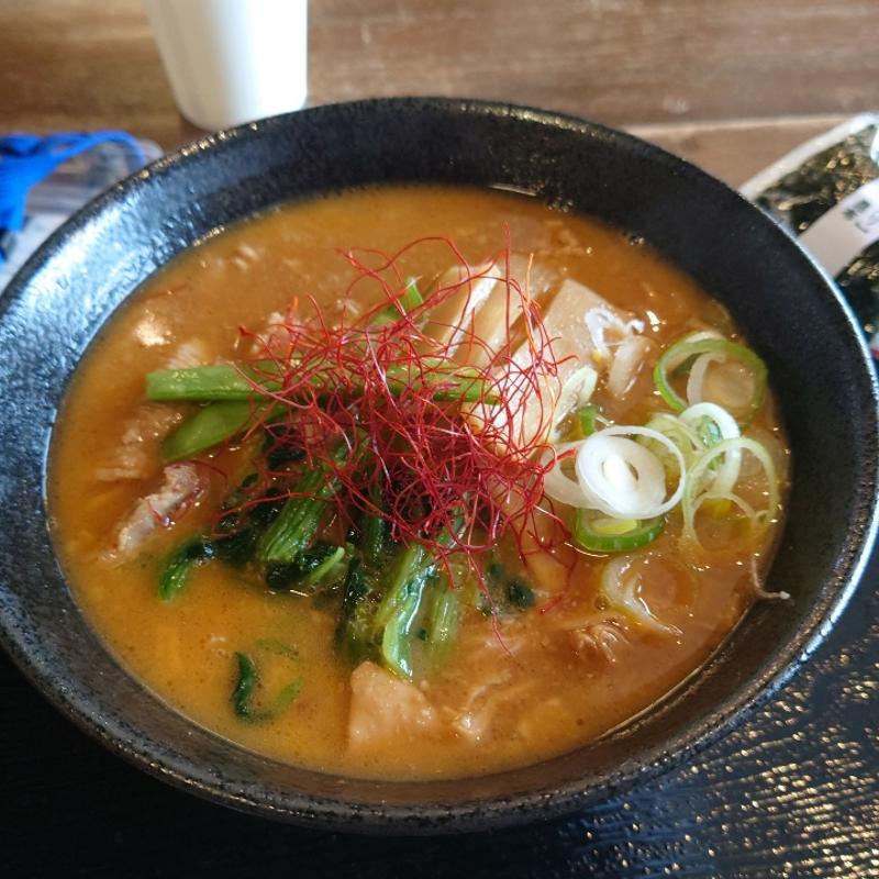 もつ煮ラーメン(道の駅 みつまた )