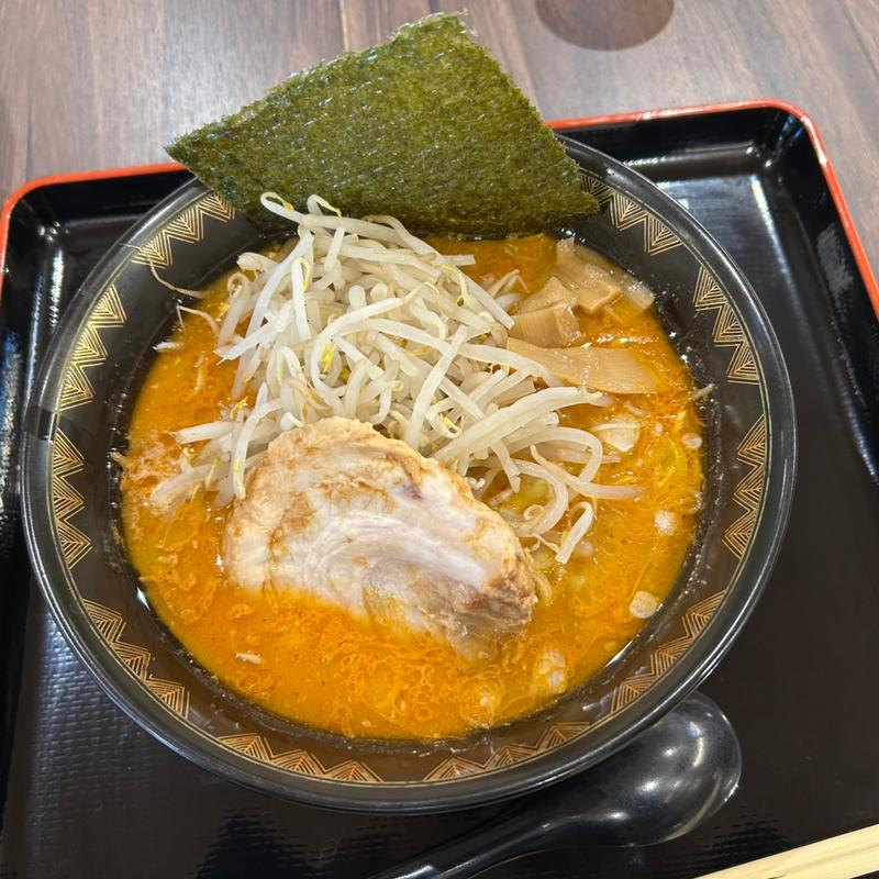 海老味噌ラーメン(京屋台 中華そば 古都ら イオンモール新利府店)