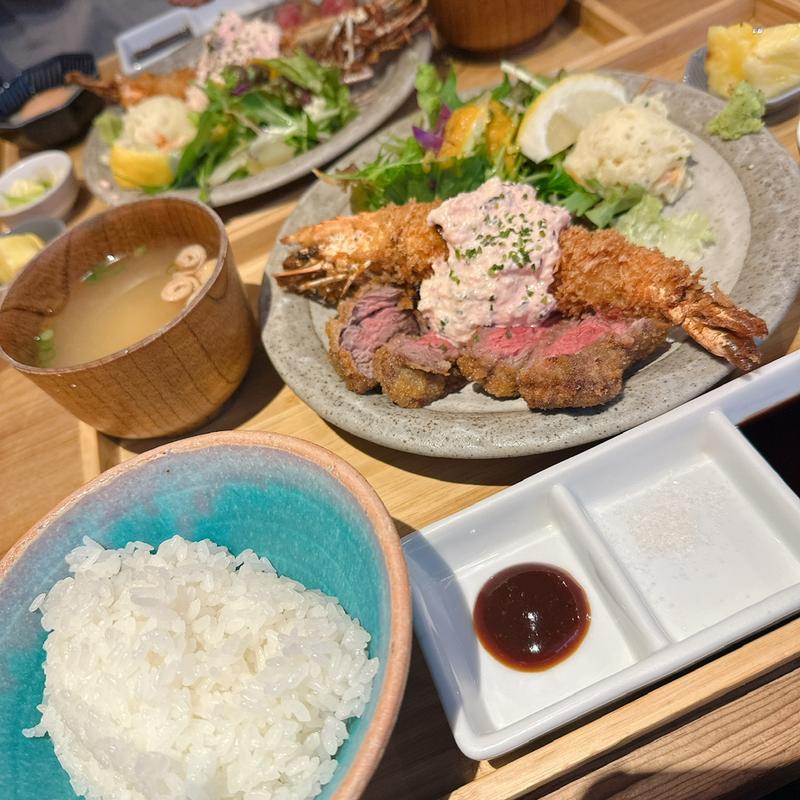 MIXフライ定食ダブルA(TOKI)