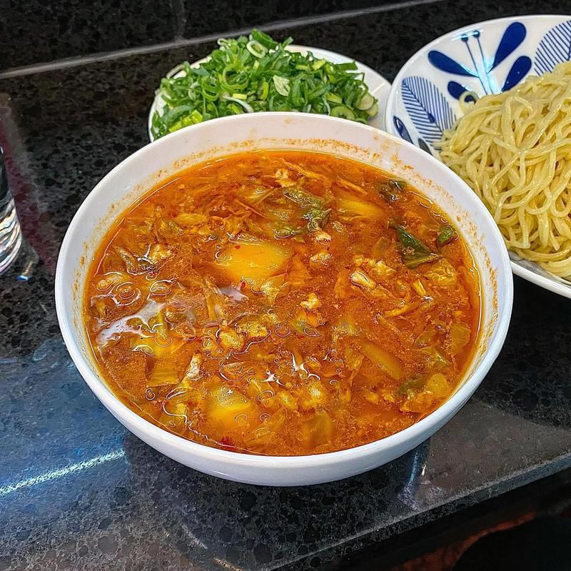 つけめん 豚キムチ 麺2玉(馴染味)
