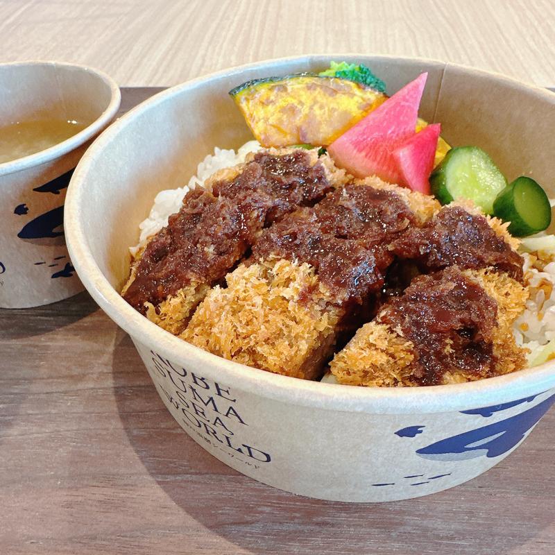 兵庫B級グルメ　ビーフカツ飯(神戸須磨シーワールド)