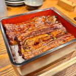 限定コースの鰻重(炭火うなぎ百薬)