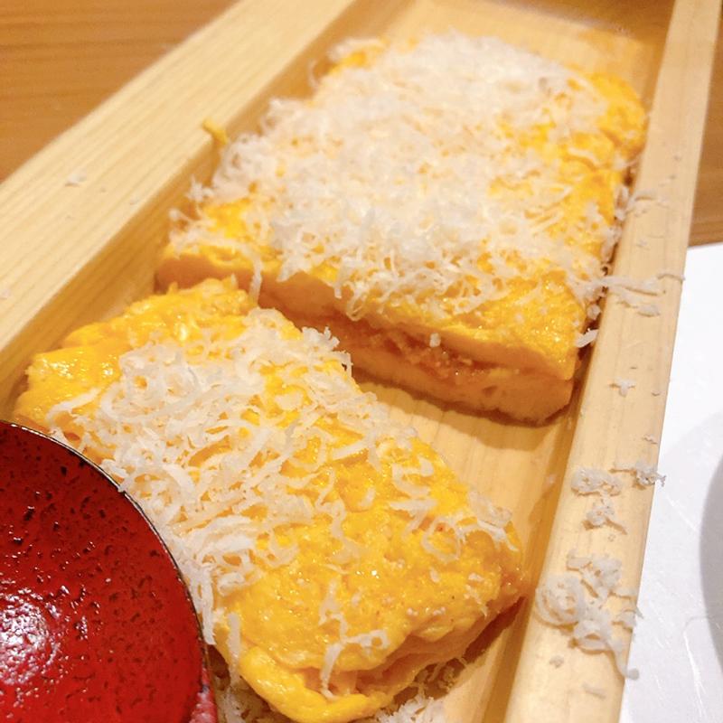 本枯節巻玉子　明太子巻(料理や 万ぷく)