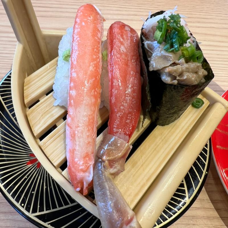 カニ三昧(漁港回転寿司 鮨かば 境港波止場店)