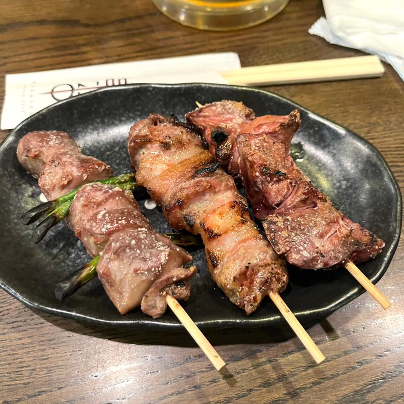 レバーカシラ砂肝(串蔵)