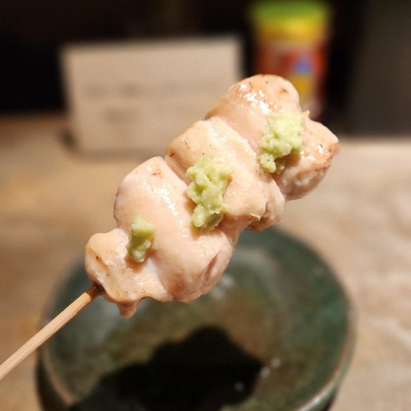 ささみ わさび(炭火焼鳥きびたき)