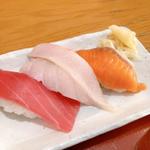 御祝いうどん握りセット(みほり峠 五日市店 （和麺旬彩）)