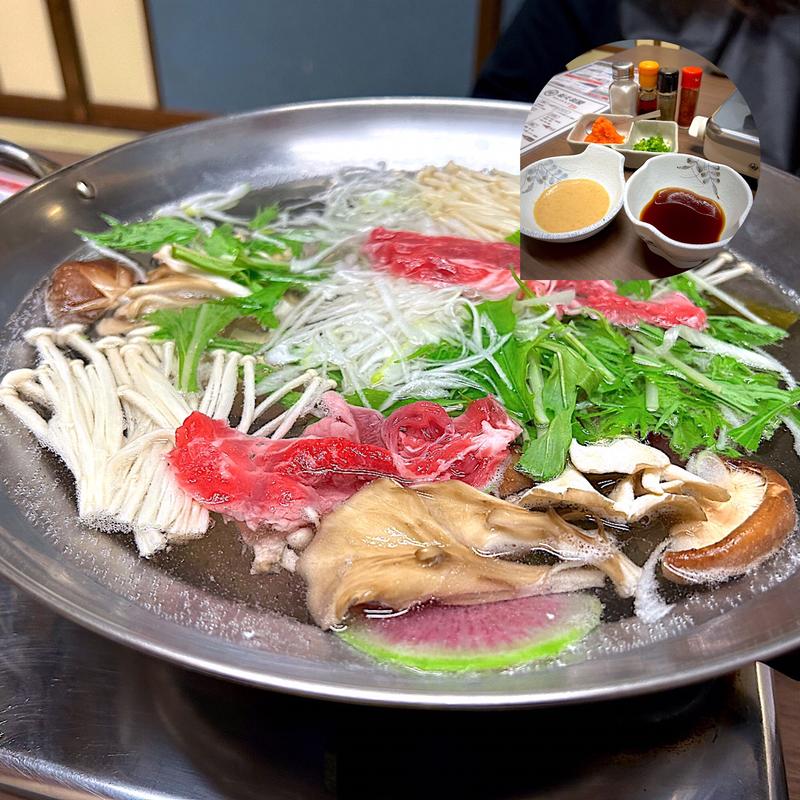 生ラムしゃぶしゃぶ(なみかた羊肉店めえちゃん食堂)