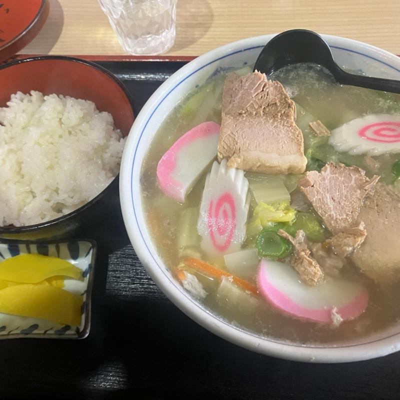 五目ラーメン+半ライス(丸勝 )