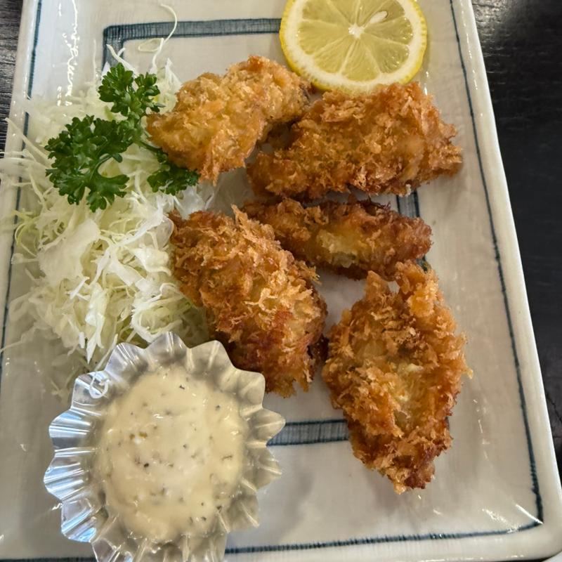 カキフライ(いわき七浜料理 まるかつ )