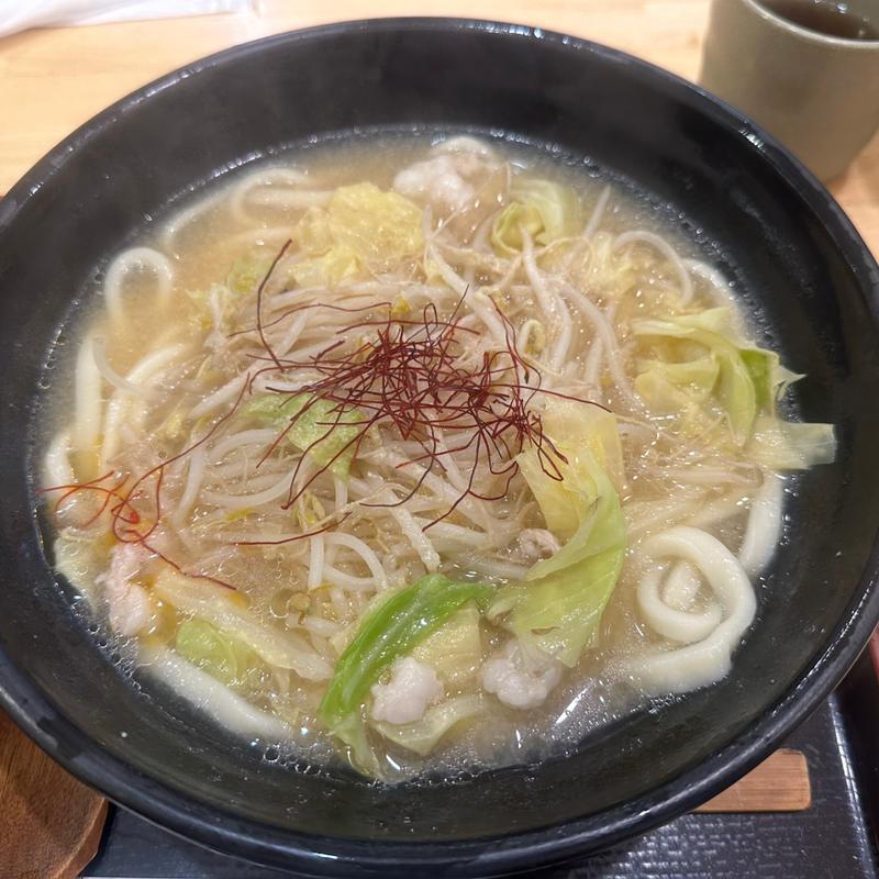 もつうどん(心粋うどん いろは OAP店 )