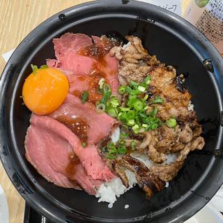 ローストビーフ&カルビ丼(ふかや花園プレミアム・アウトレット)