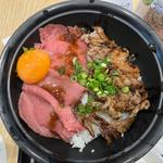 ローストビーフ&カルビ丼(ふかや花園プレミアム・アウトレット)