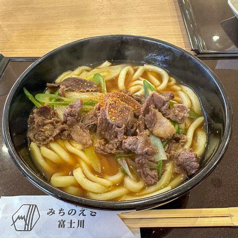 馬肉うどん(道の駅　富士川)