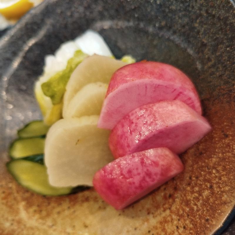 漬けもの盛り合わせ(ろばた焼き じゅん)