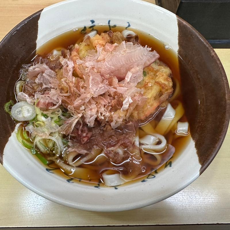 かき揚げきしめん(きしめん住よし)