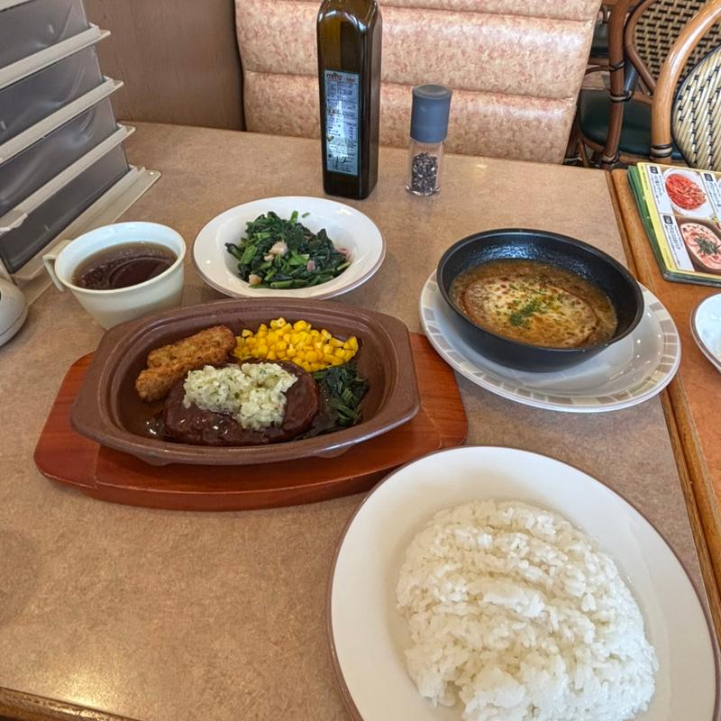 ハンバーグランチ+(サイゼリヤ 八千代大和田新田店)