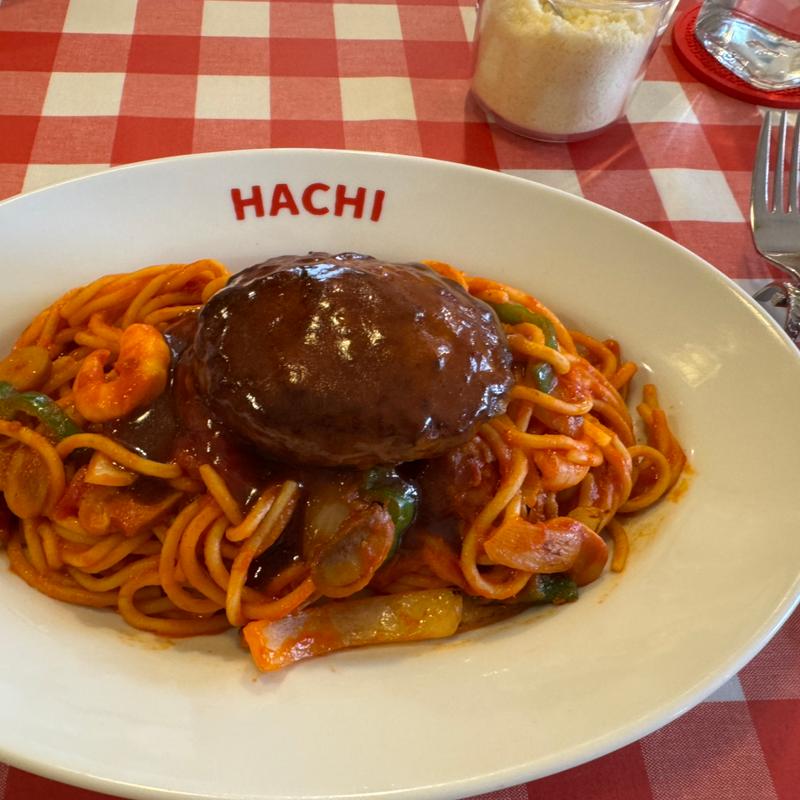 ハンバーグナポリタン(ハンバーグレストランHACHI 名取本店 （ハチ）)
