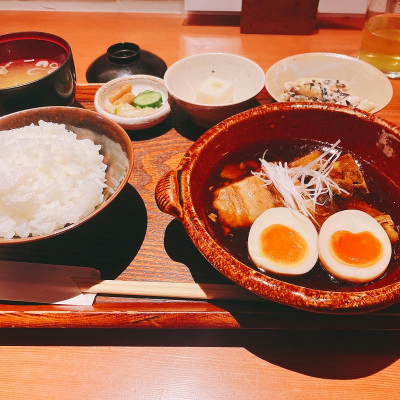 豚の角煮　(ごはんや 一芯 大阪)