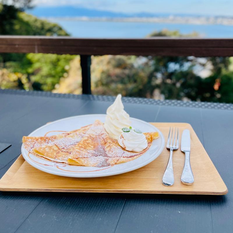 クレープ　塩キャラメル(Cafe Madu ENOSHIMA)