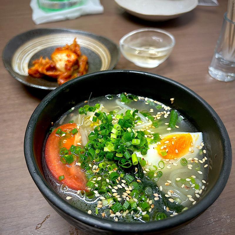 冷麺ハーフサイズ(なみかた羊肉店めえちゃん食堂)