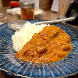 バターラムカレー(ハーフサイズ)(なみかた羊肉店めえちゃん食堂)