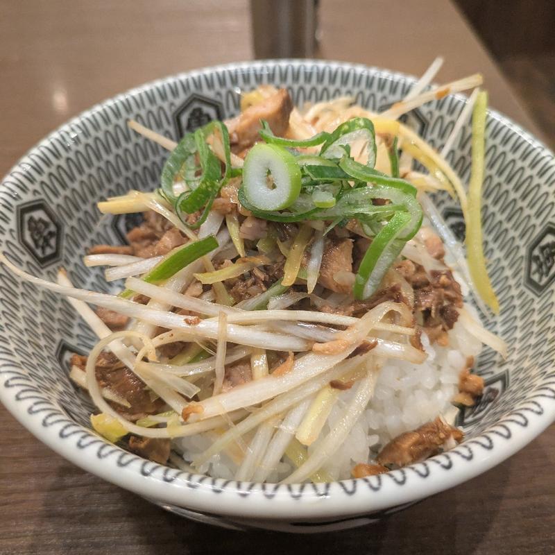 Bセット（ねぎちゃーしゅう丼）(荒川らーめん魂 あしら)