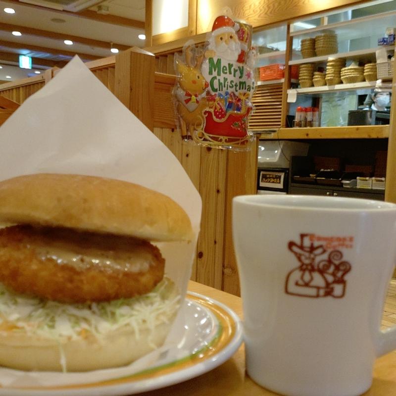 クリームコロッケバーガー(コメダ珈琲店 亀有駅前店)