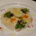 鮮魚のカルパッチョ(ビストロ オオカミ2 Duex)