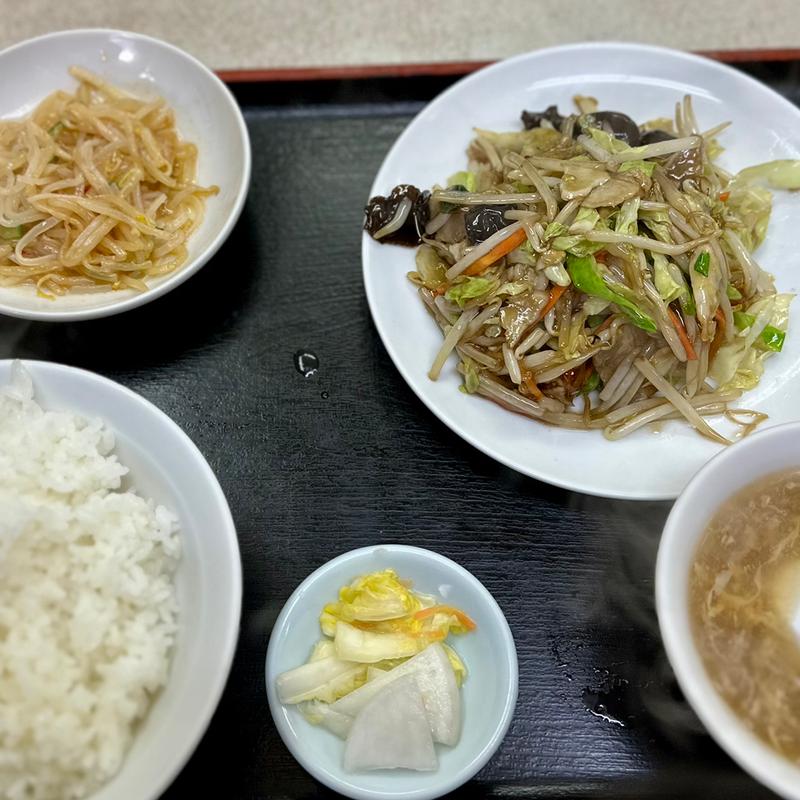 肉野菜炒め定食(一番)