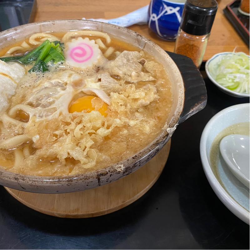 煮込みうどん　味噌(げたや蕎麦)