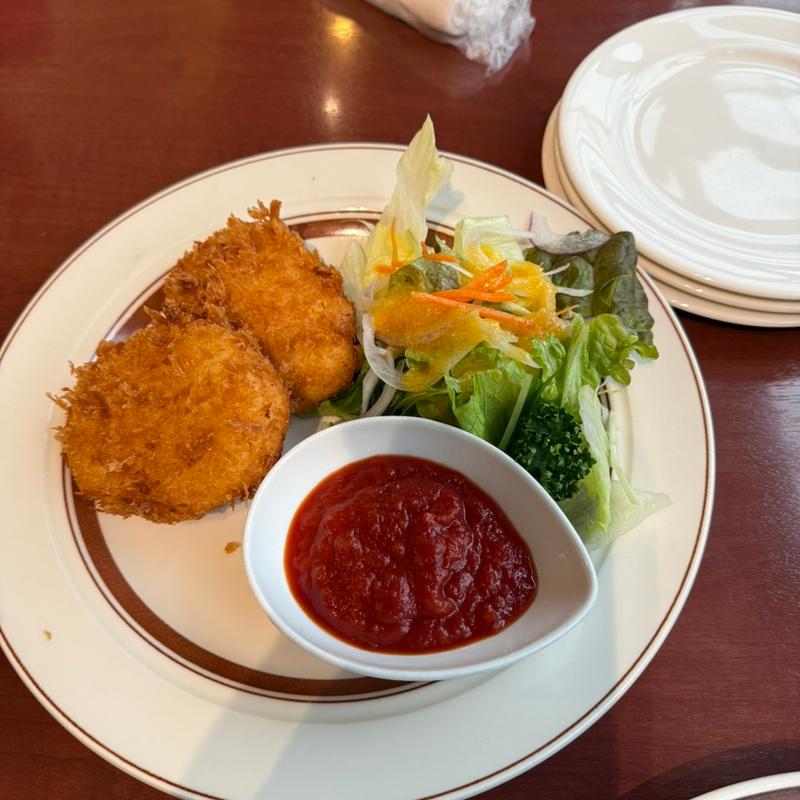 カニクリームコロッケ2個(シーフードレストランメヒコ いわきフラミンゴ館)