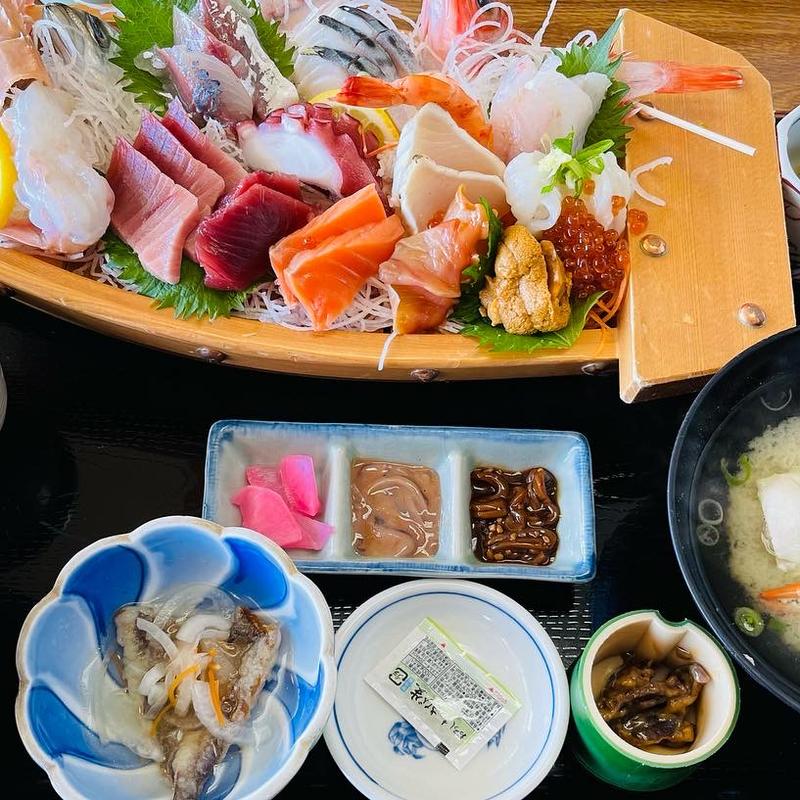 特上お刺身定食(お食事処 かにや へだ本店 （おしょくじどころ かにや）)