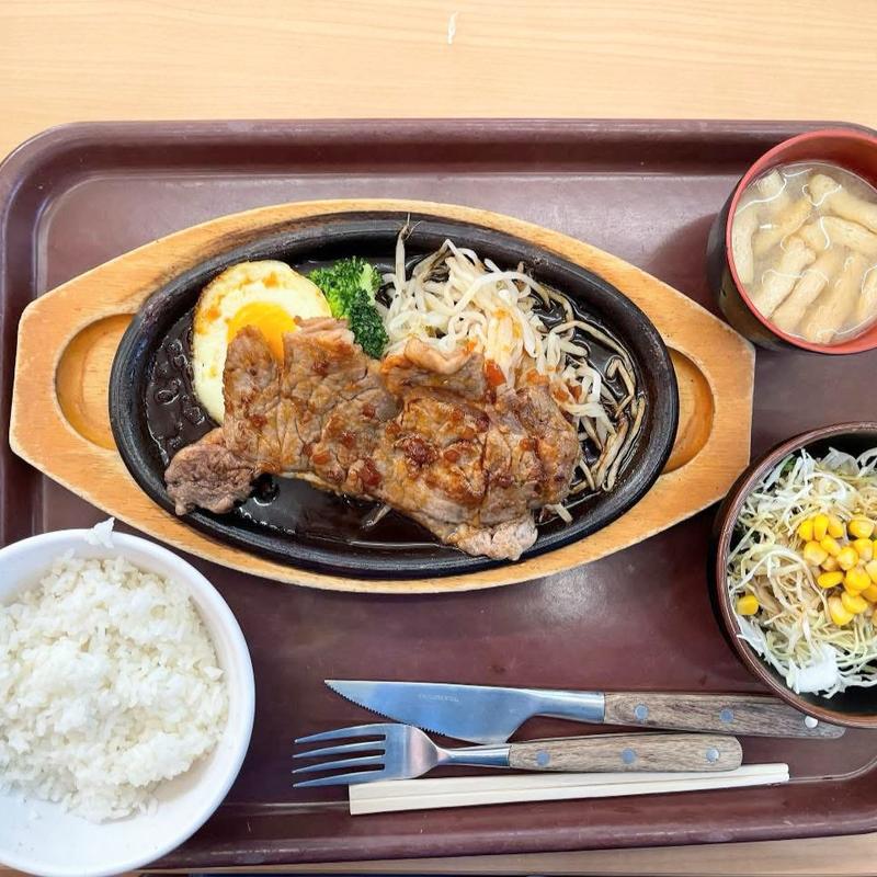 ステーキ(青海食堂)